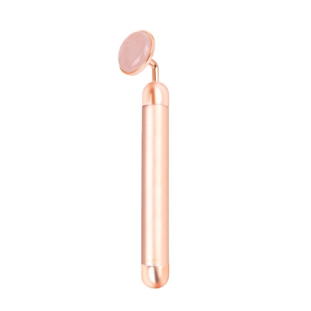 Luxe + Willow Phoenix Rose Quartz Stone Vibrating Facial Massager